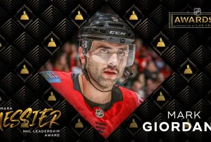 Giordano é o vencedor do troféu Mark Messier - The Playoffs