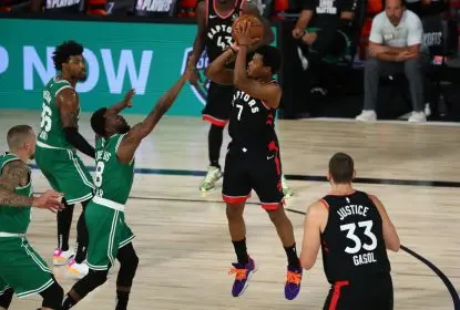 Em jogo de duas prorrogações, Raptors batem Celtics e forçam jogo 7 - The Playoffs
