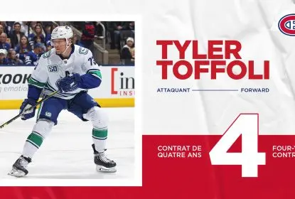 Canadiens assinam contrato de quatro anos com Tyler Toffoli - The Playoffs