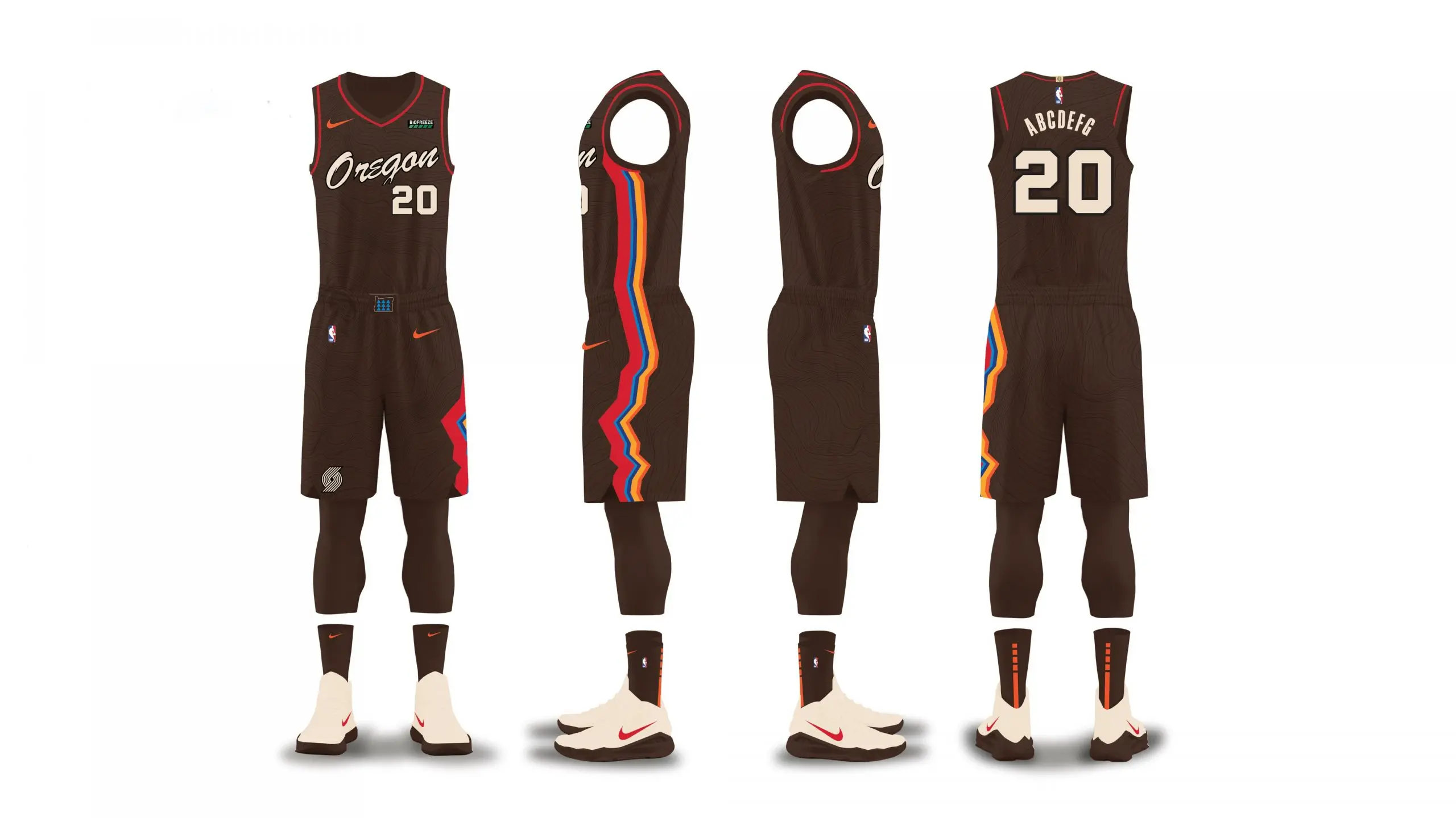 Portland Trail Blazers anuncia novo uniforme para a temporada 2020-2021