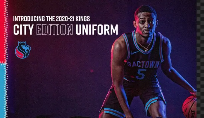 uniforme city edition do Sacramento Kings