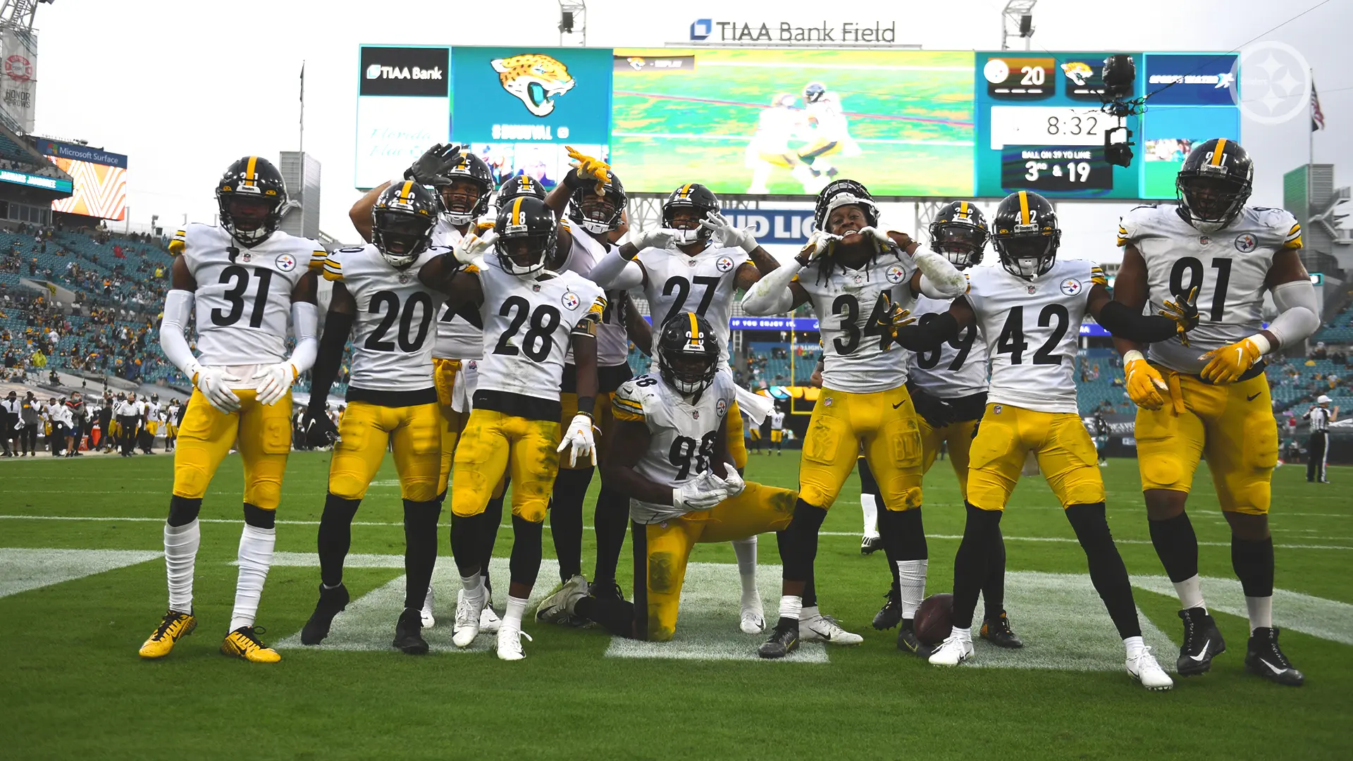 Pittsburgh Steelers vence Jacksonville Jaguars NFL 2020 semana 11