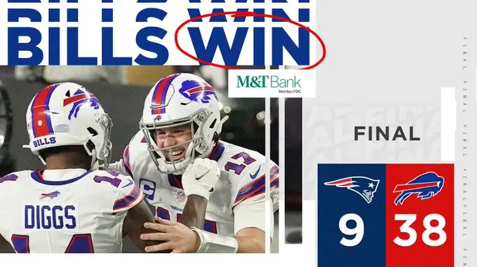 Bills vencem Patriots