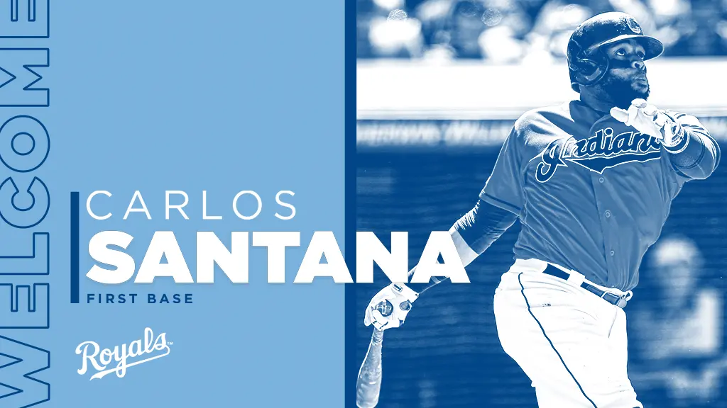Carlos Santana assina contrato com Kansas City Royals