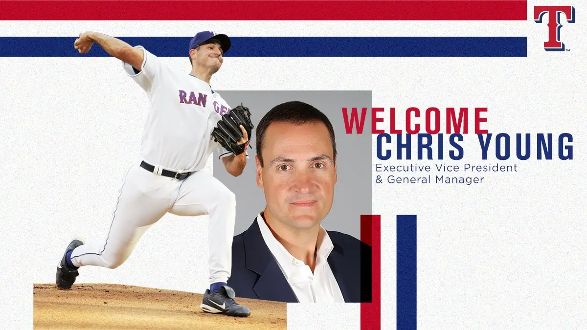 Chris Young é novo general manager do Texas Rangers