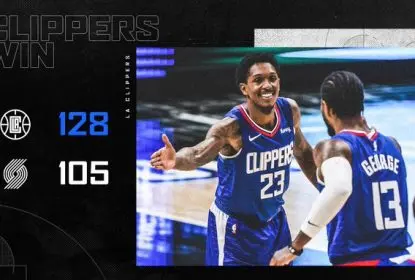 Clippers atropelam Blazers em noite iluminada do ataque - The Playoffs