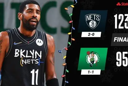 Irving e Durant brilham e Nets vencem Celtics com tranquilidade - The Playoffs