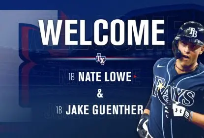 Rangers adquirem 1B Nate Lowe via troca com os Rays - The Playoffs