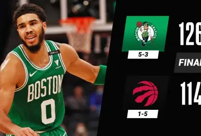 Mesmo desfalcados, Celtics vencem Raptors com Tatum brilhante - The Playoffs