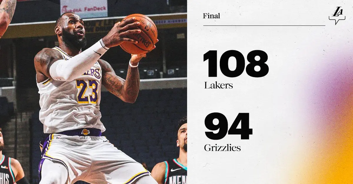 Lakers vencem Grizzlies