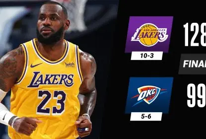 Em jogo de pouca emoção, Lakers vencem Thunder - The Playoffs