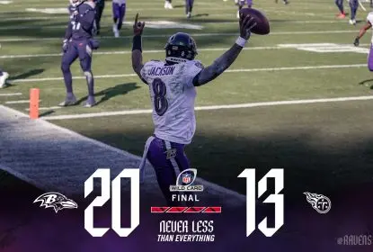 Ravens derrotam Titans e garantem vaga na semifinal da AFC - The Playoffs