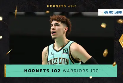 Em jogo decidido no segundos finais, Hornets vencem os Warriors - The Playoffs