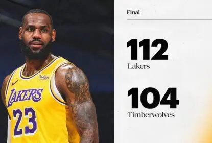 No primeiro jogo sem Anthony Davis, Lakers vencem os Timberwolves - The Playoffs