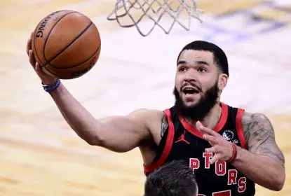 ORLANDO, FLORIDA - FEBRUARY 02: Fred VanVleet #23 of the Toronto Raptors drives to the basket during the third quarter against the Orlando Magic at Amway Center on February 02, 2021 in Orlando, Florida