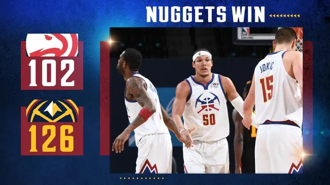 Nuggets vencem Hawks