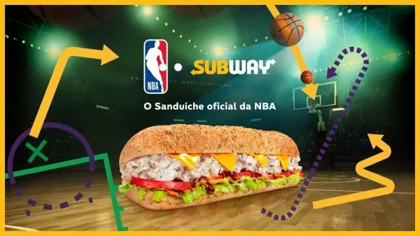 Subway faz parceria com NBA e abre votação para nomes de sanduíches temáticos