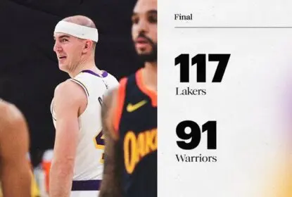 Lakers vencem Warriors em Los Angeles