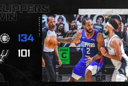 Fora de casa, Los Angeles Clippers massacra San Antonio Spurs por 134 x 101 - The Playoffs