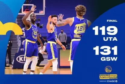 Com show do aniversariante Stephen Curry, Warriors superam Jazz - The Playoffs