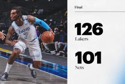 Lakers atropelam Nets no retorno de Durant ao quinteto titular da equipe - The Playoffs