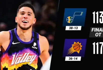 Em jogo de ‘nervos’, Suns vencem o Jazz na prorrogação - The Playoffs