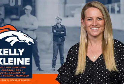 Kelly Kleine integra os Broncos como mulher de cargo mais alto em operações de futebol americano da NFL - The Playoffs