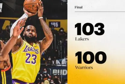 Em jogaço, LeBron decide e Lakers superam Warriors no play-in - The Playoffs