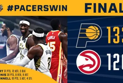 Indiana Pacers vence e encerra sequência de vitórias do Atlanta Hawks - The Playoffs