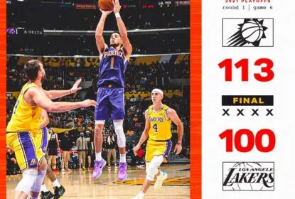 Com ‘show’ de Devin Booker, Suns vencem Lakers e fecham série - The Playoffs
