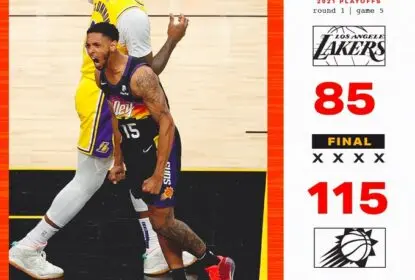 Phoenix Suns atropela o Los Angeles Lakers e fica a uma vitória da próxima fase - The Playoffs