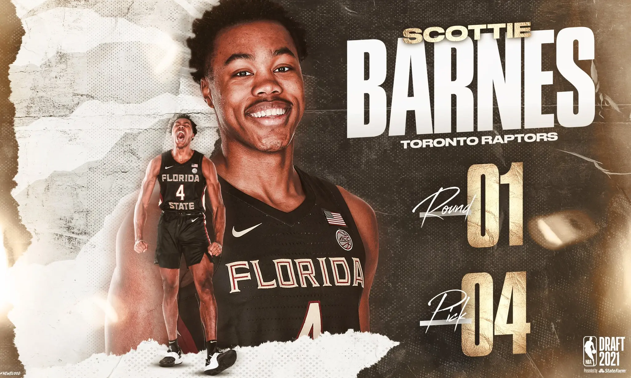 Scottie Barnes - Toronto Raptors - Florida State