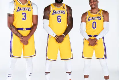 LeBron James, Russell Westbrook e Anthony Davis se comprometem com melhora dos Lakers - The Playoffs