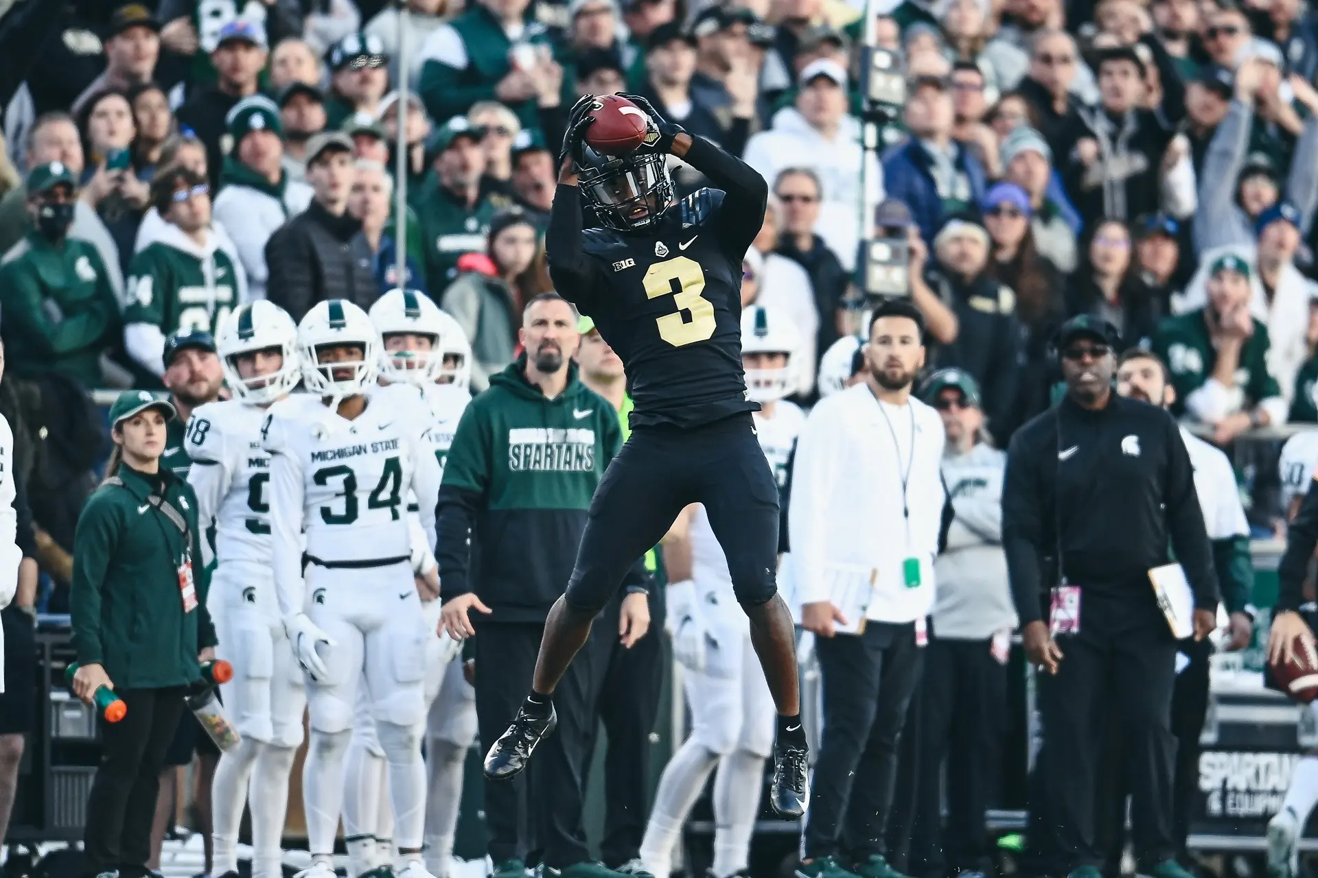 Purdue Football upset Michigan State in college football