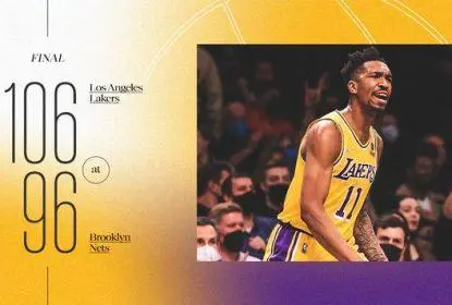 No retorno de Anthony Davis, Lakers vencem Nets com show de LeBron James - The Playoffs