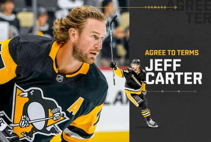 Jeff Carter assina contrato de dois anos com os Penguins - The Playoffs