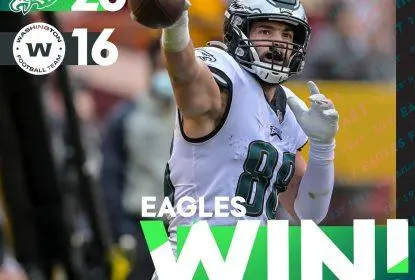 Philadelphia Eagles vence Washington Football Team e se aproxima de vaga nos playoffs - The Playoffs