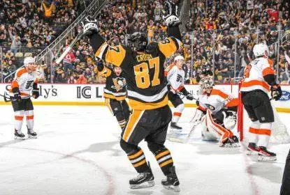 Com gol 500 de Crosby, Penguins batem Flyers no OT - The Playoffs