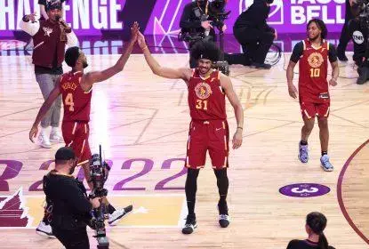 Com grande cesta de Evan Mobley, trio dos Cavaliers vence torneio de habilidades 2022 - The Playoffs