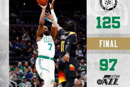 Celtics atropelam Jazz no Garden