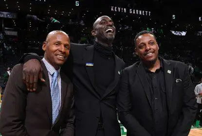 Kevin Garnett agradece Ray Allen em sua cerimônia de aposentadoria - The Playoffs