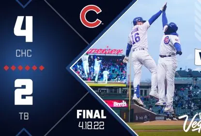 Cubs vencem Rays em partida de domínio dos arremessadores - The Playoffs