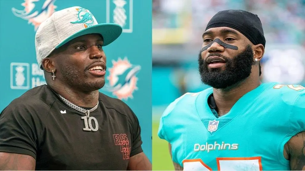 Miami Dolphins CB Xavien Howard and WR Tyreek Hill