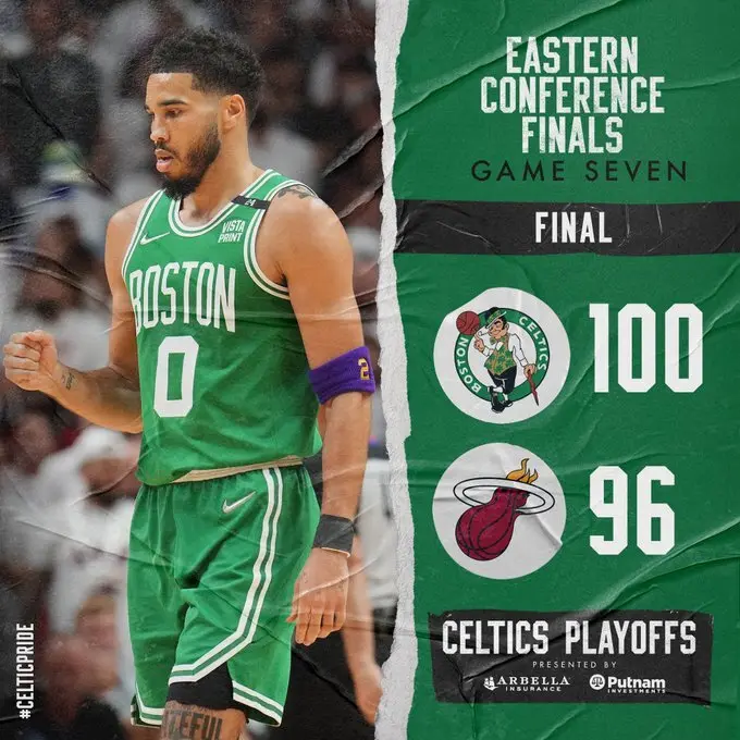 Celtics vencem Miami e voltam às finais da NBA