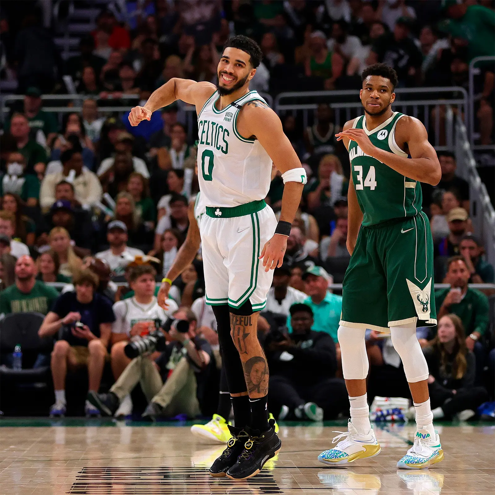 The Playoffs » Com grande atuação de Tatum, Celtics batem Bucks e forçam  Jogo 7 nas semifinais do Leste » The Playoffs