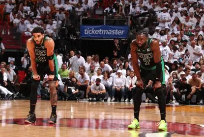 Defesa faz a diferença de novo, dupla brilha e Celtics abrem 3 a 2 no Heat - The Playoffs