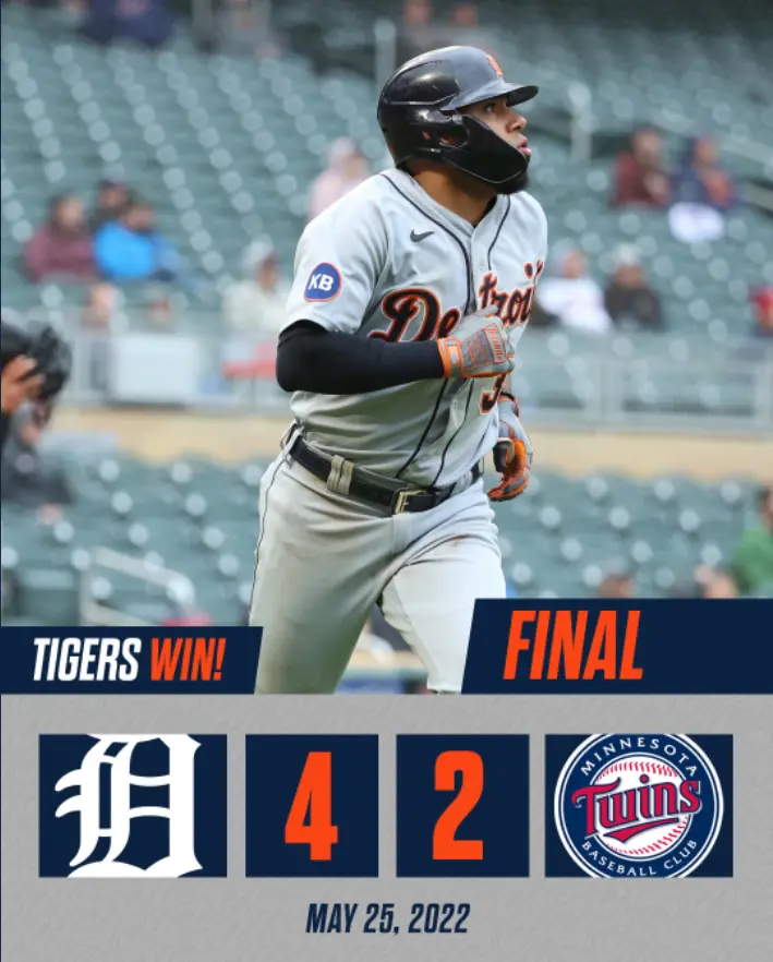 Tigers derrotam Twins graças a dois home runs de Harold Castro