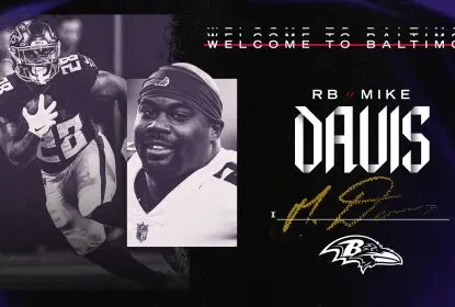 Baltimore Ravens anuncia a contratação do RB Mike Davis - The Playoffs