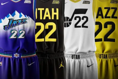 Utah Jazz anuncia novos uniformes e desenho de quadra para próxima temporada - The Playoffs