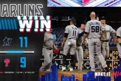 Marlins vencem os Phillies de virada na nona entrada em jogo de 20 corridas - The Playoffs